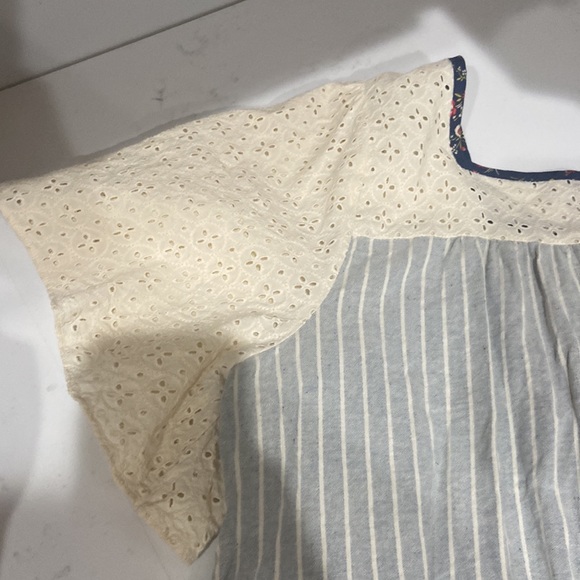 Madewell X the new denim project Patchwork Butterfly Top XL EUC - Picture 9 of 12